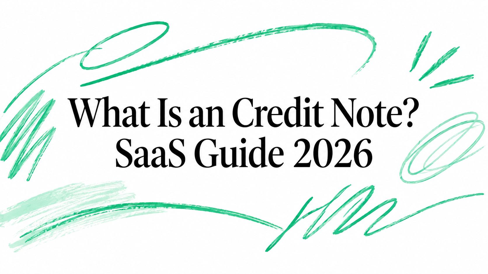 What Is an Credit Note? SaaS Guide 2026